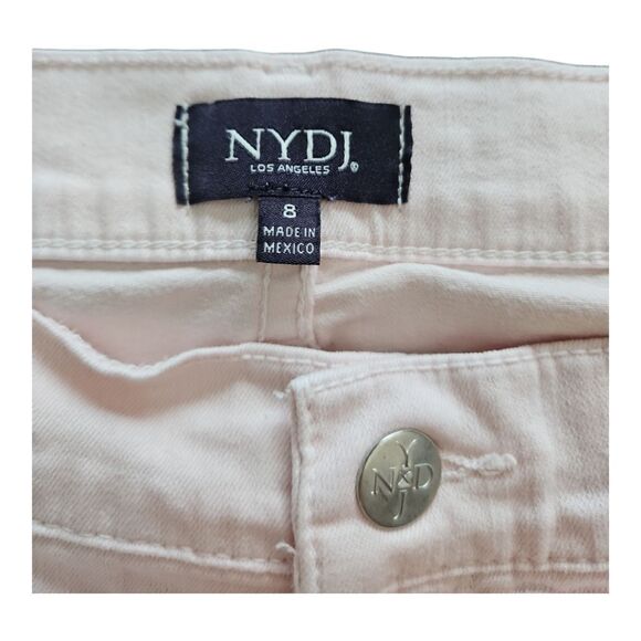 NYDJ Cropped Jeans in Light Pink - Picture 8 of 11